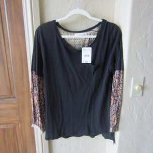 NWT Free People Balloon Sleeve Cotton Top size XS